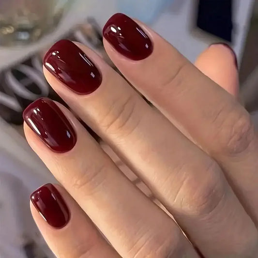 Wine Design Fake Nail