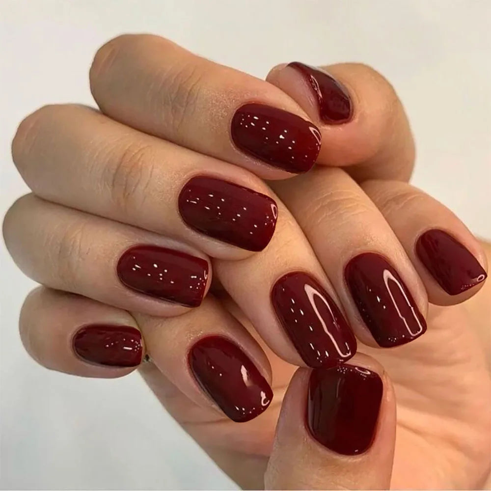 Wine Design Fake Nail